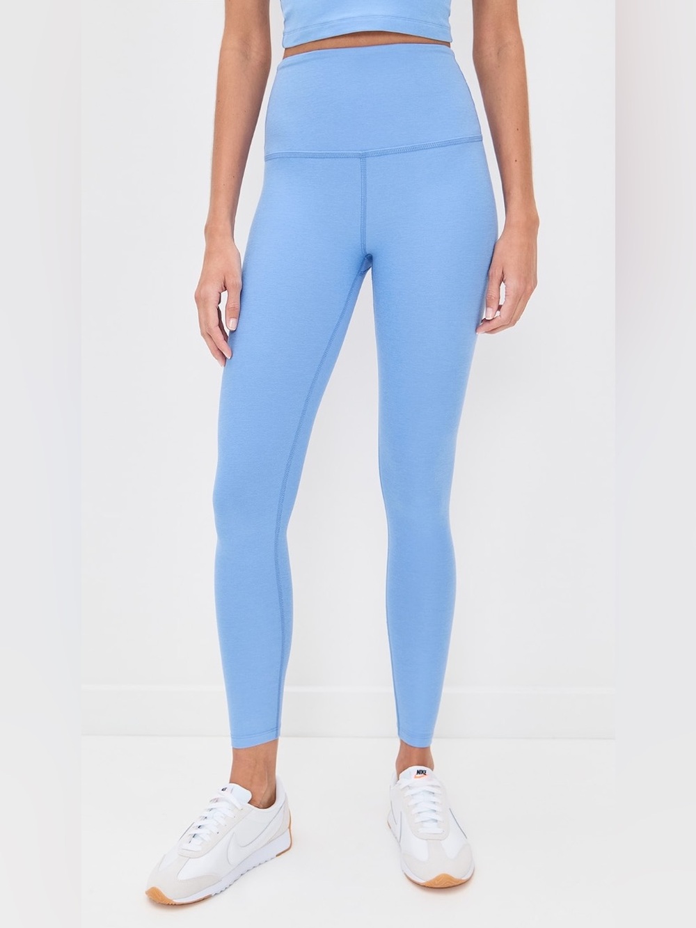 Beyond Yoga Spacedye Caught In the Midi High Waisted Leggings Blue Heather XS